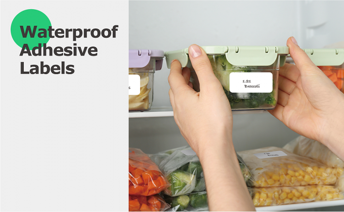 1000 Blank Removable Freezer Labels Water Oil Resistant with Perforation Line for Containers Jars Pantry Organizati 3