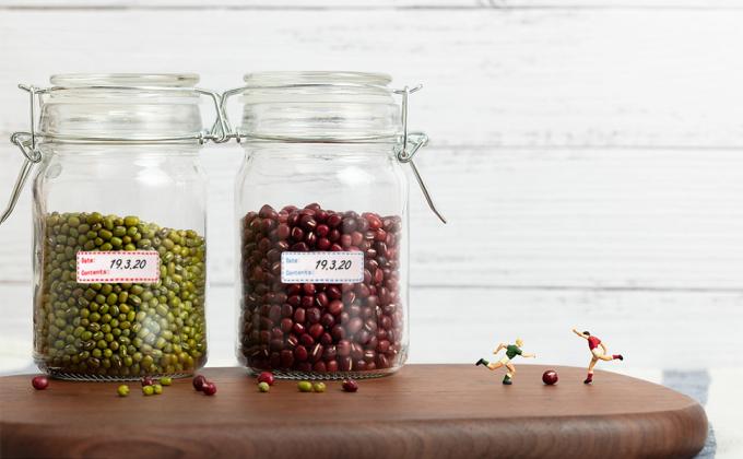 Removable Food Storage Self-Adhesive Sticker 1 X 3 Inch Refrigerator Freezer Storage Classification Labels 0