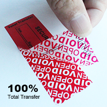 Transfer Tamper Evident Security Warranty Void Stickers/Labels/Seals (Red, 1 X 3.35 Inches, Serial Numbers) 4