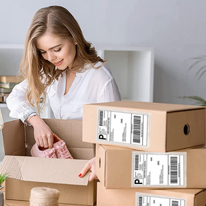 100 Pack 7"x10" Shipping Label Sleeves - Packing Slip Envelope Pouches with Self-Adhesive Peel & Seal 4