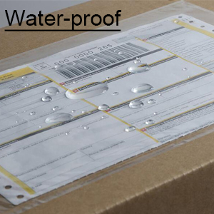 Product 7.5" X 5.5" Clear Adhesive Top Loading Packing List / Shipping Label Envelopes (200 Pack) 7