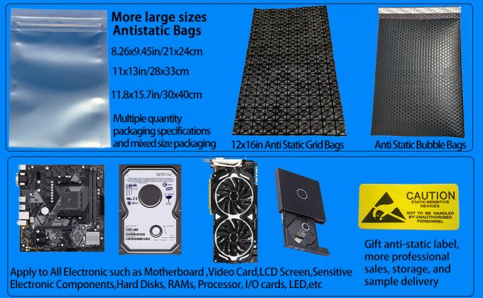 more size large antistatic bags