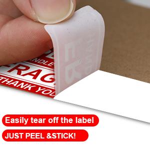 3 X 2 Inch Handle With Care Fragile Stickers For Shipping Moving Glass 500 Permanent Adhesive Fragile Labels 2