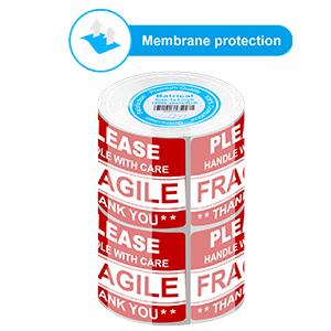 3 X 2 Inch Handle With Care Fragile Stickers For Shipping Moving Glass 500 Permanent Adhesive Fragile Labels 3