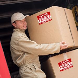 3 X 2 Inch Handle With Care Fragile Stickers For Shipping Moving Glass 500 Permanent Adhesive Fragile Labels 5