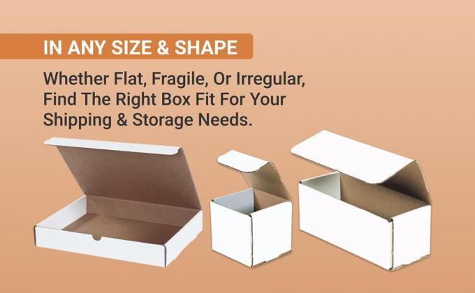 Kraft Corrugated Corrugated Cardboard Mailing Boxes, 10" x 4" x 4", Pack of 50, Crush-Proof, For Shipping, Mailing 1