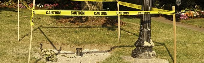 Biohazard Warning Tape with Black Imprint, Legend "Biohazard - Peligro Biologico" 55 yd. Length x 2" Width 5