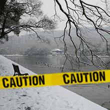 Biohazard High Visibility Tape Halloween Decoration Tape for Haunted Houses, Yard Décor, Parties | Caution 5