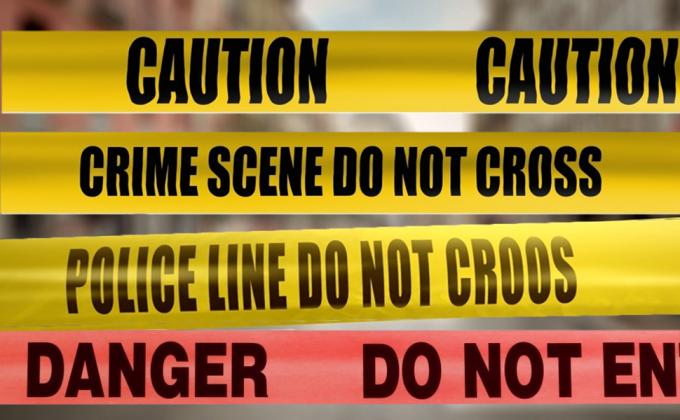 Biohazard High Visibility Tape Halloween Decoration Tape for Haunted Houses, Yard Décor, Parties | Caution 8