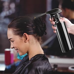 Plastic Spray Bottles Black For Cleaning Solutions 16 Oz (Pack Of 4), Heavy Duty Refillable Reusable Empty Spray 7