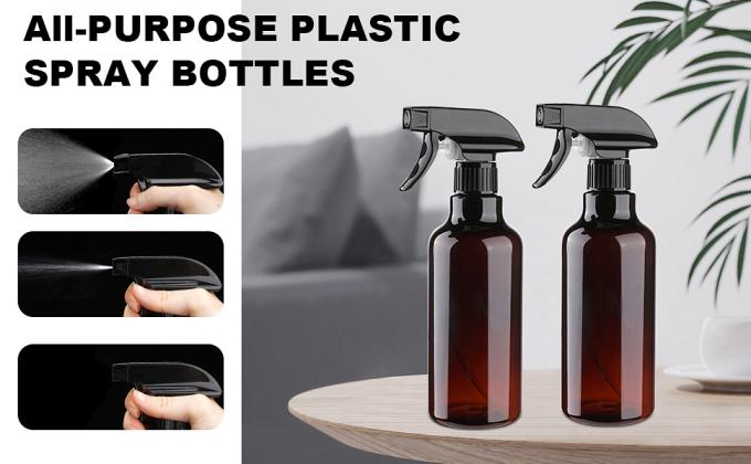 Plastic Spray Bottles Empty Spray Bottle 16.9oz/500ml 2 Pack Heavy Duty Spraying Bottles Mist/Stream Water Bottle 0