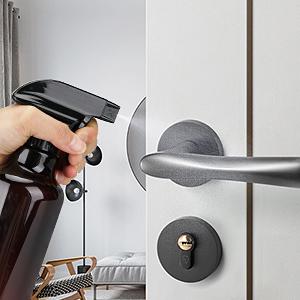 Plastic Spray Bottles Empty Spray Bottle 16.9oz/500ml 2 Pack Heavy Duty Spraying Bottles Mist/Stream Water Bottle 1