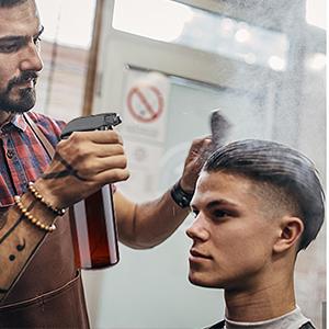 Plastic Spray Bottles Empty Spray Bottle 16.9oz/500ml 2 Pack Heavy Duty Spraying Bottles Mist/Stream Water Bottle 5