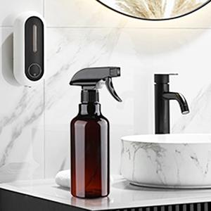 Plastic Spray Bottles Empty Spray Bottle 16.9oz/500ml 2 Pack Heavy Duty Spraying Bottles Mist/Stream Water Bottle 6