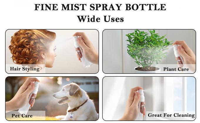 Spray Bottle Plastic Spray Bottles 3.4oz/100ml 2Pack Makeup Setting Sprayer TSA Approved Empty Cosmetic Refillable 3