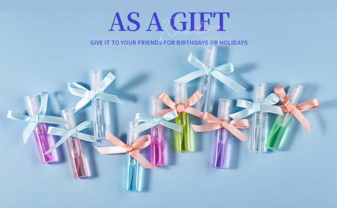 3ml Mini Spray Bottle, 10 Pack 3ml Mini Clear Plastic Spray Bottle Empty, Fine Mist Refillable Mini Perfume Bottle 1