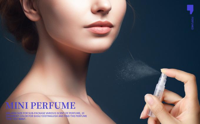 3ml Mini Spray Bottle, 10 Pack 3ml Mini Clear Plastic Spray Bottle Empty, Fine Mist Refillable Mini Perfume Bottle 4