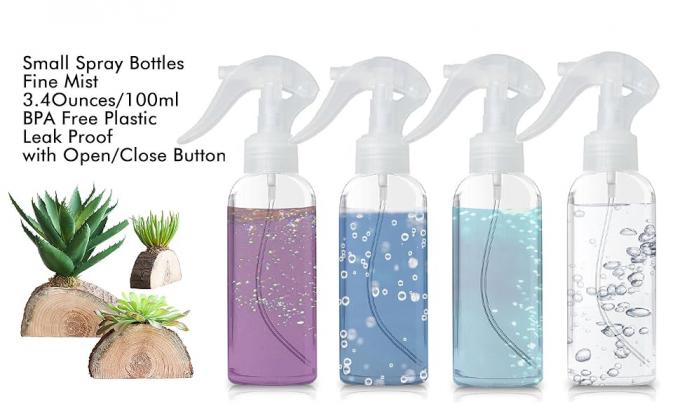 Colorful Plastic Spray Bottle For Hair Premium Leak-Proof Travel Bottles  UV Protection  BPA Free Multi Purpose 0