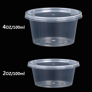 Small Plastic Containers With Lids 50 Pack Slime Containers With Lids，Containers For Slime Foam Ball Storage 1