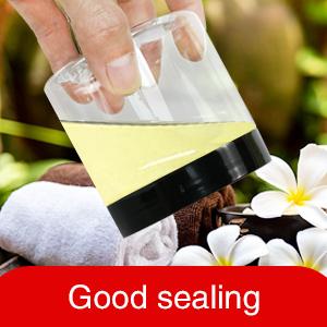 Plastic Pot Jars Round Clear Leak Proof Plastic Container Jars with Lid for Travel Storage, Eye Shadow, Nails, Paint 1