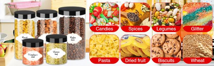 Plastic Pot Jars Round Clear Leak Proof Plastic Container Jars with Lid for Travel Storage, Eye Shadow, Nails, Paint 3