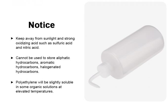 Chemical Wash Bottle, 2-Pack Plastic Safety Lab Squeeze Wash Bottle, LDPE With Narrow Mouth, 1000 Ml / 2 Bottle 1