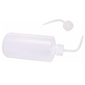 Chemical Wash Bottle, 2-Pack Plastic Safety Lab Squeeze Wash Bottle, LDPE With Narrow Mouth, 1000 Ml / 2 Bottle 5