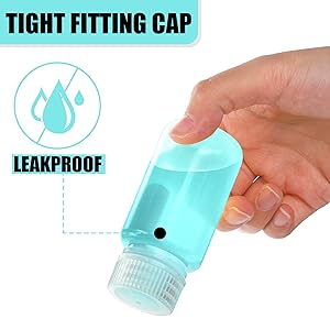 Laboratory Grade Polypropylene Wide Mouth Reagent Bottle, 2oz Plastic Empty Bottle Container With Cap 3