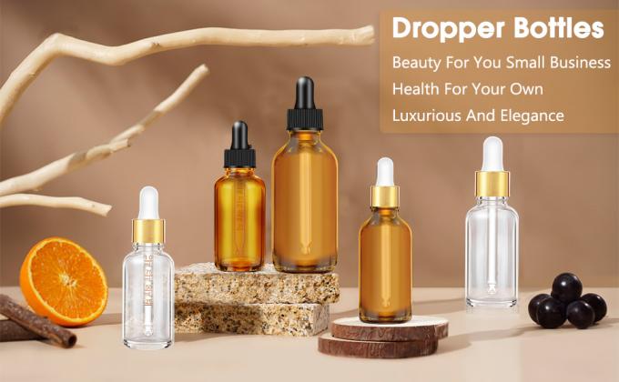 Dropper Bottle 2 Oz, Glass Eye Dropper Bottles For Essential Oils With Labels And Funnel, 2 Pack Tincture Bottles 0