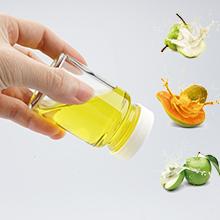 Glass Juice Shot Bottles With Caps - 8 Pack 3.5oz Small Clear Reusable Jars With Lids For Juicing Beverage Storage 2