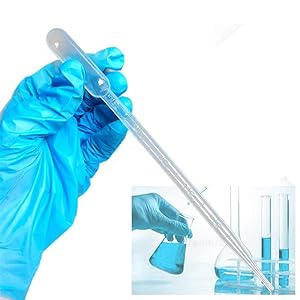 Disposable Plastic Transfer Graduated Pipettes, Clear Dropper for Essential Oils, Water Testing, Lab, DIY Art 2