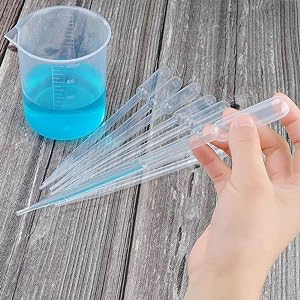 Disposable Plastic Transfer Graduated Pipettes, Clear Dropper for Essential Oils, Water Testing, Lab, DIY Art 4
