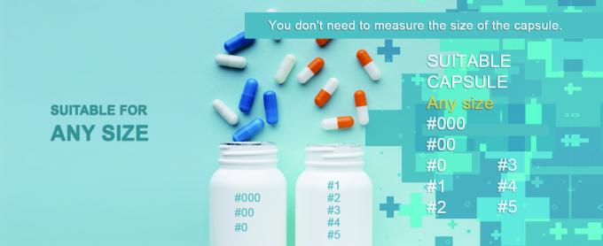 Capsule Filling Machine Kit For Pill Filler Micro Lab Spoons Spatula Tool For Gel Capsules Empty Quickly Fill Tray 8