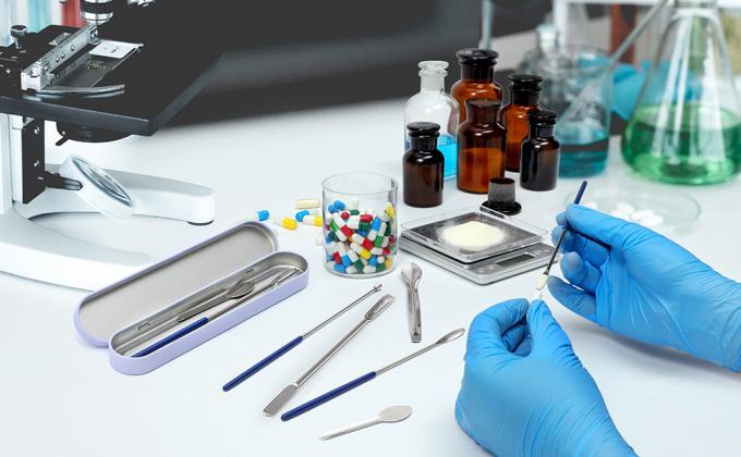 Kits For Empty Pill Capsules Filler, Home & Lab Supplies - Micro Spoon Spatula, Lab Scoop Filling Tray, Herb Powder 0