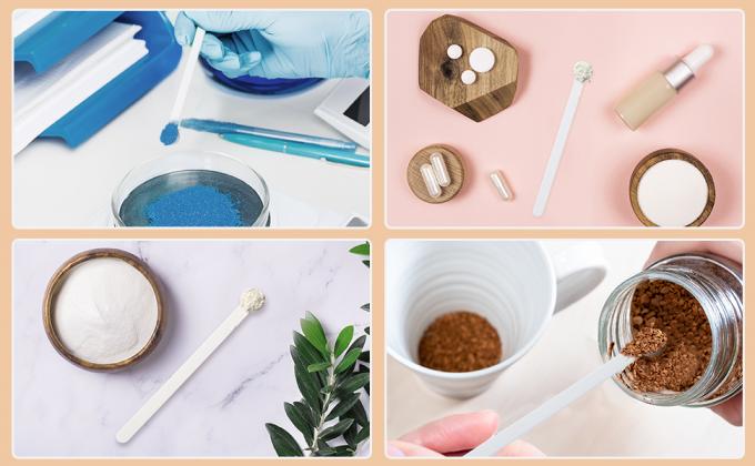 Teaspoon Micro Scoops 150 Milligram Mini Measuring Spoons Plastic Scoop For Measuring Cosmetics, Medicines 4