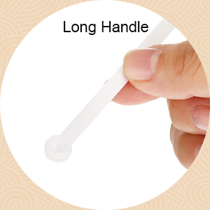 Teaspoon Micro Scoops 150 Milligram Mini Measuring Spoons Plastic Scoop For Measuring Cosmetics, Medicines 3