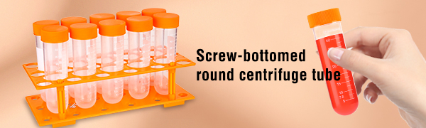 SCIENCE LAB Primary Science Jumbo Test Tubes With Stand, Set Of 10 Tubes, laboratory plasticware, lab tube for testing 0