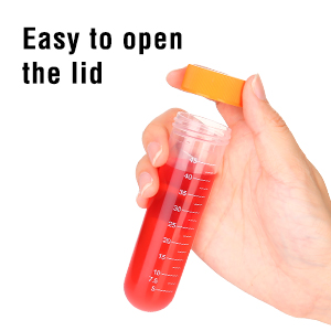 SCIENCE LAB Primary Science Jumbo Test Tubes With Stand, Set Of 10 Tubes, laboratory plasticware, lab tube for testing 7