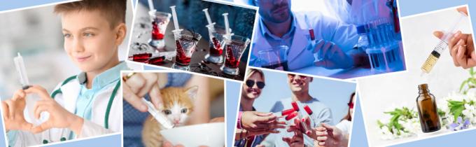 10ml Syringes 100 Pack Plastic Small Syringe with Tip Cap, Measuring Syringe, Oral Syringe Scientific Labs, Feeding 2