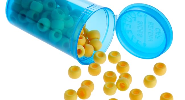 250 Pack Empty Pill Bottles with Caps, Plastic 13 Dram Medicine Vials for Prescription Medication, Supplements 3