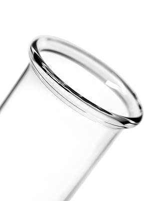 Test Tubes, 50ml - Borosilicate 3.3 Glass - 1.2mm Thick Walls, Beaded Rim - Superior Heat & Chemical Durability 8