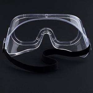 Protective Non-Vented Safety Lab Goggles With Anti-Fog Coating, Clear Scratch-Resistant Lenses, Universal OTG Fit 3