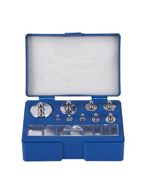 17 Pcs Calibration Weights Set, 10mg-100g Grams Weights Calibration, Precision Stainless Steel Calibration Weight Kit 0