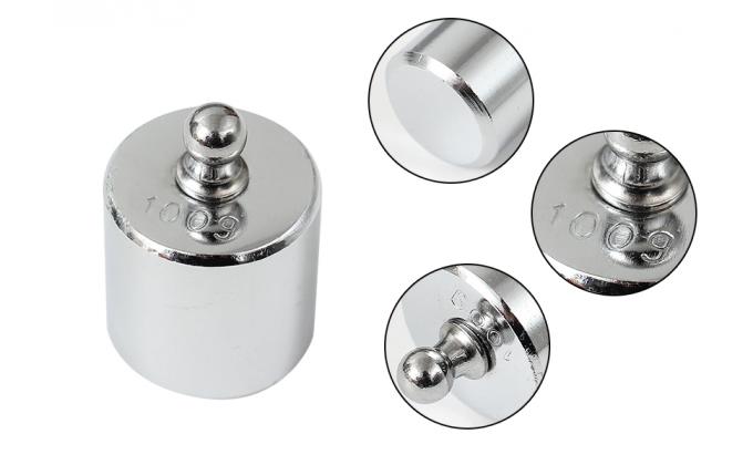 17 Pcs Calibration Weights Set, 10mg-100g Grams Weights Calibration, Precision Stainless Steel Calibration Weight Kit 3