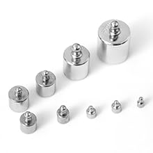 17 Pcs Calibration Weights Set, 10mg-100g Grams Weights Calibration, Precision Stainless Steel Calibration Weight Kit 4