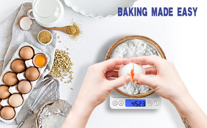 Digital Kitchen Scale 3000g/ 0.1g, Pocket Food Scale 6 Measure Modes, LCD, Tare, Digital Scale Grams And Ounces 3