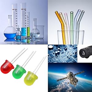 4 Inch Long 10 Pieces Glass Borosilicate Blowing Tubes 12 Mm OD 2mm Thick Wall Tubing, Clear Tubes For Art DIY 4