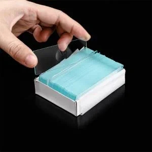 Microscope Slides Concave, Single Concave 50pcs Glass Slide With Depression For Wet Specimen, Lab Sample Observe 5