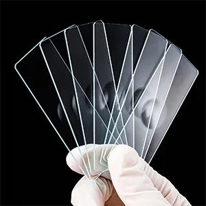 Microscope Slides Concave, Single Concave 50pcs Glass Slide With Depression For Wet Specimen, Lab Sample Observe 4