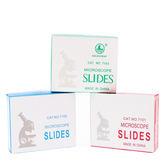 Blank Microscope Glass Slide For Biology Experiment Microscope Frosted End Slides Prepared 7105 7109 0